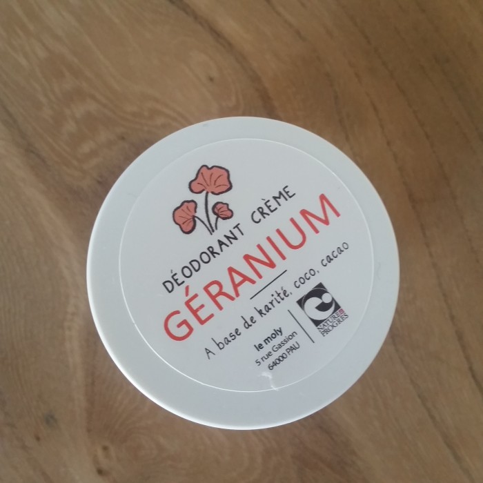 Déodorant Géranium bio et naturel