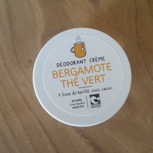 Déodorant crème Bergamote...